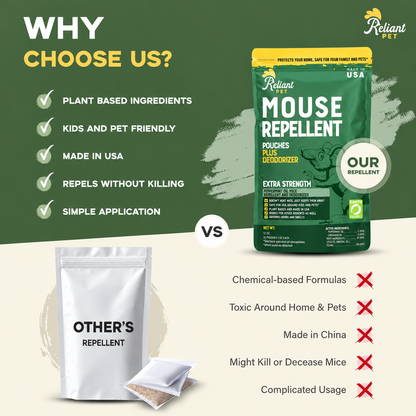 Plant-Based Peppermint & Cinnamon Rodent Repellent · Indoor & Outdoor