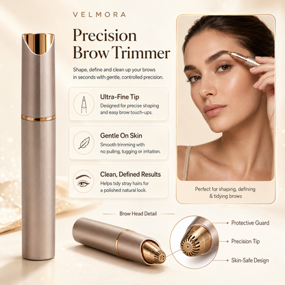 VELMORA™ 2-in-1 Face & Brow Trimmer