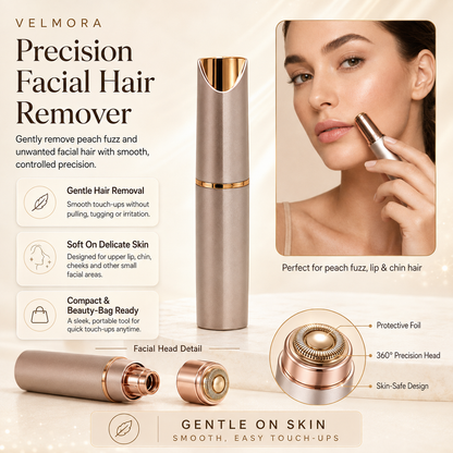 VELMORA™ 2-in-1 Face & Brow Trimmer