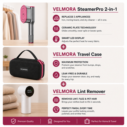 VELMORA™ SteamPress Pro