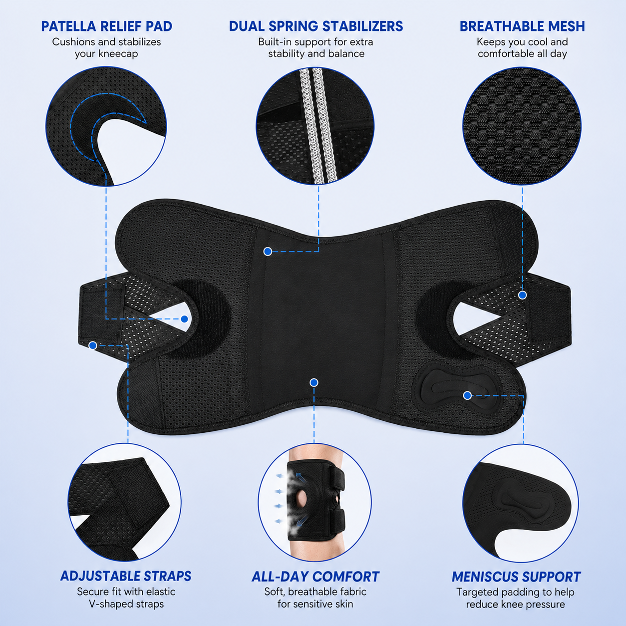 VELMORA™ Meniscus Support Knee Brace