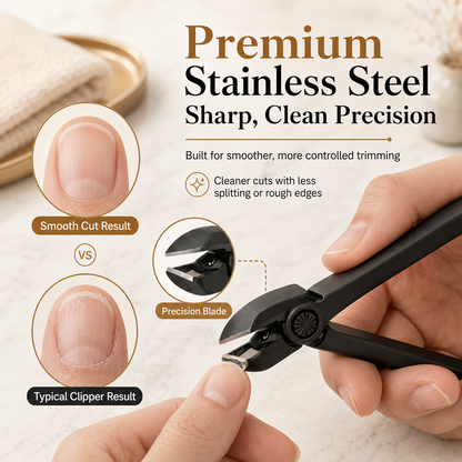 Velmora™ Nail Clipper for Seniors | Easy-Grip Design for Thick Nails