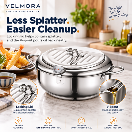 VELMORA™ Japanese Fryer Pot