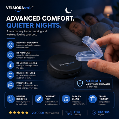 VELMORAsmile™ Anti-Snoring Mouthpiece