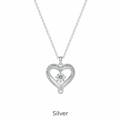 To My Wife — Forever & Always Heart Necklace