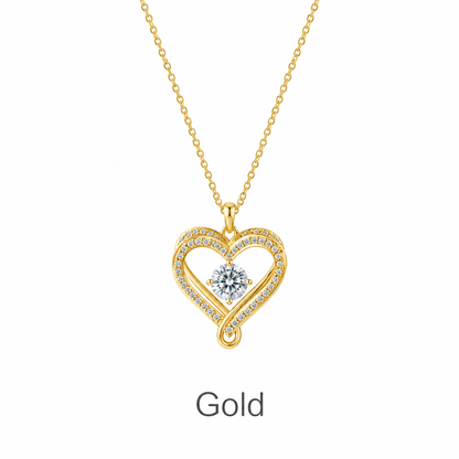To My Wife — Forever & Always Heart Necklace